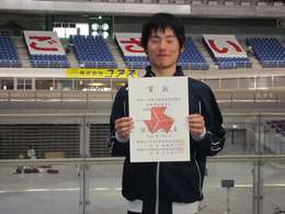 ケイリン第5位 自転車競技部2年中藤諒典君