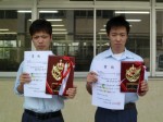 機械科3年藤澤創太君　那須翔也君