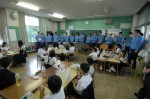 4年生2クラス53名との交流でした。