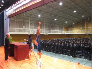 生徒代表　入会の誓い