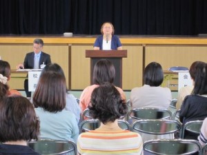 田中PTA会長挨拶