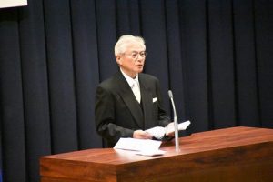 竹井千庫教育長式辞