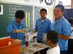 西阿知小交流学習
