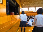 生徒会長お礼のことば
