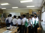 中学生のみなさんもたくさん見に来てくれました。